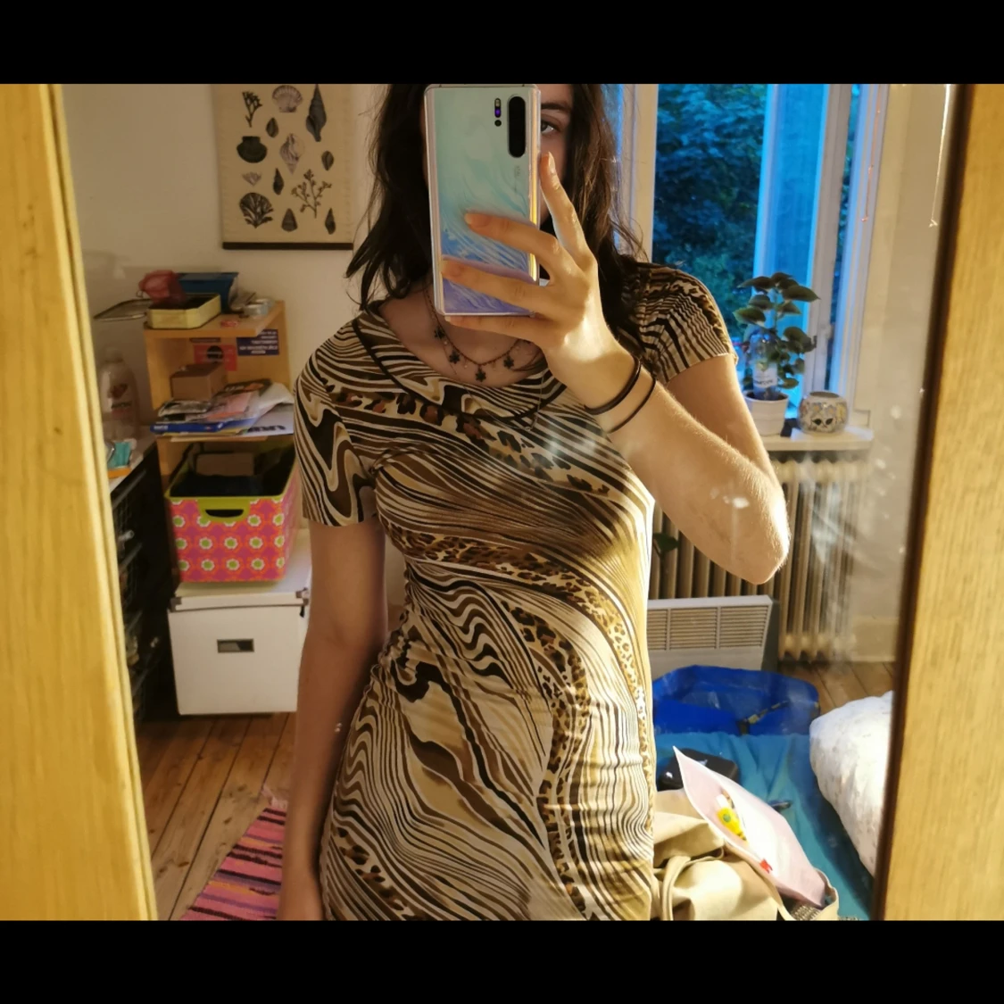 Cool djurprint klänning - 91