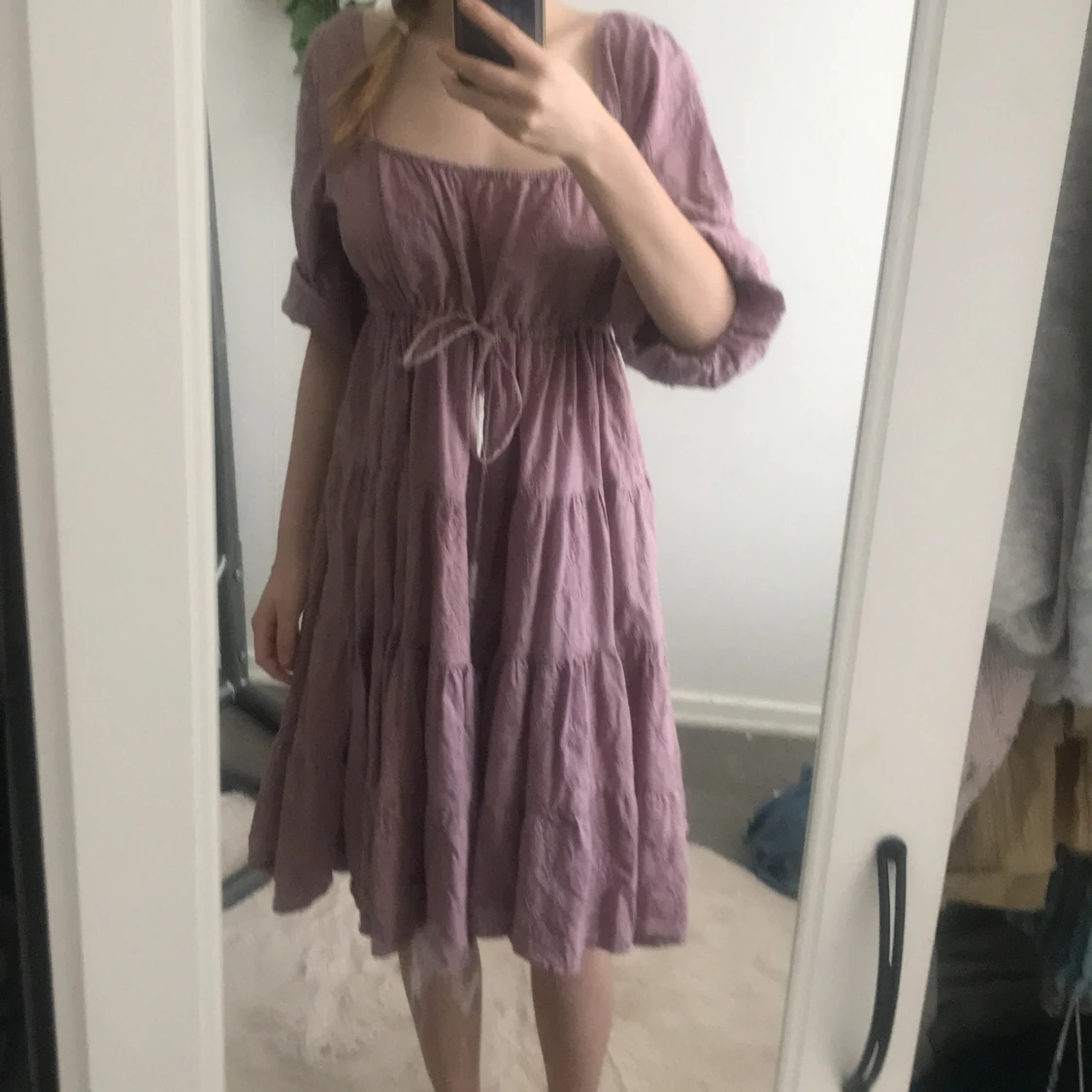 Lila sommar klänning