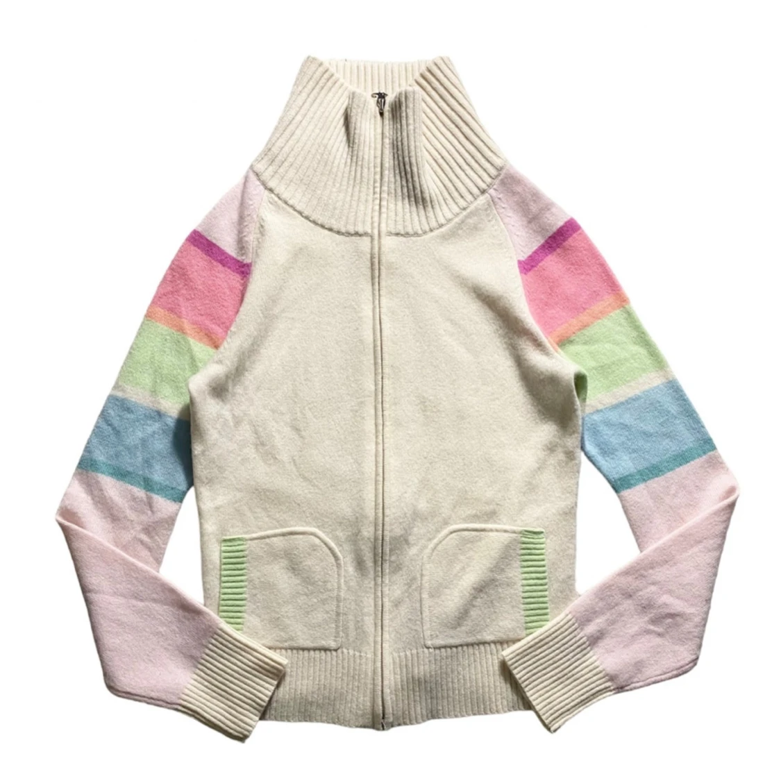 100% Kashmir zip up - 90