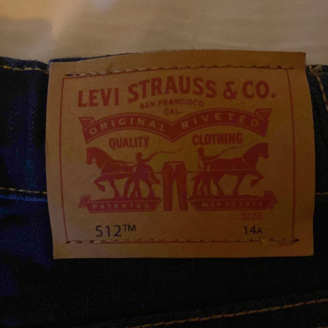 Levis jeans, blåa  - 90