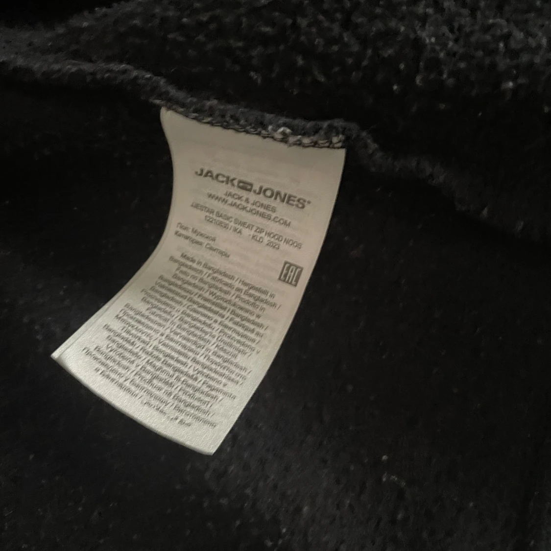 Jack & Jones Svart Zip-Up - 91