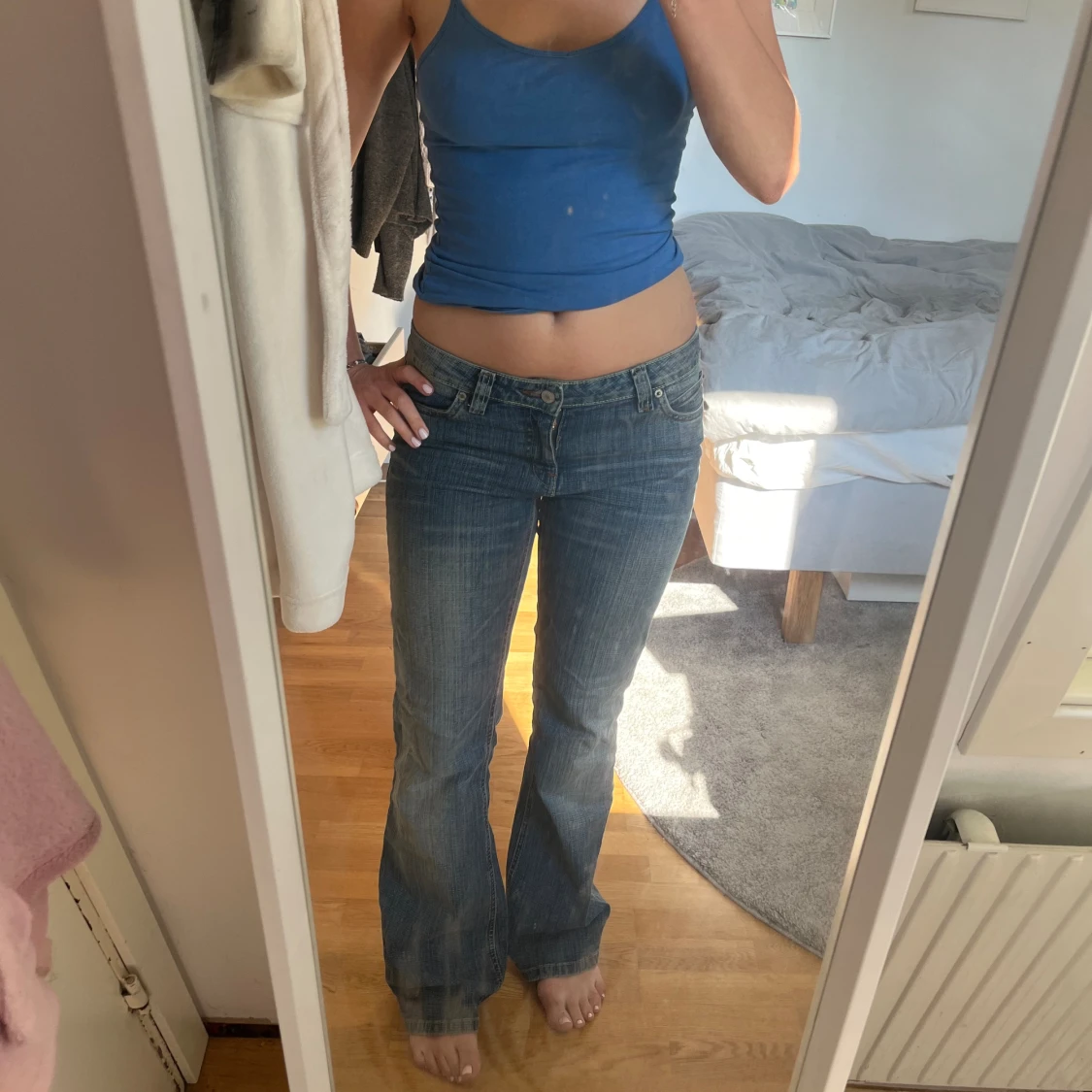 Lågmidjade jeans - 90