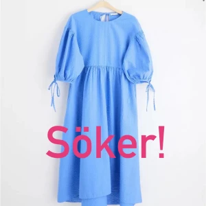 Söker! Elsa Billgren /Sara Wood klänning  - Söker denna klänning från Elsa Billgren & Sara Wood’s Lindex kollektion i storlek XS eller S