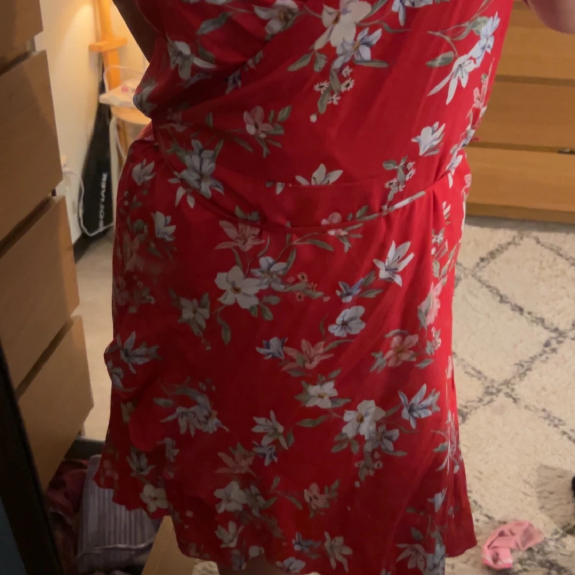 Röd klänning - 90
