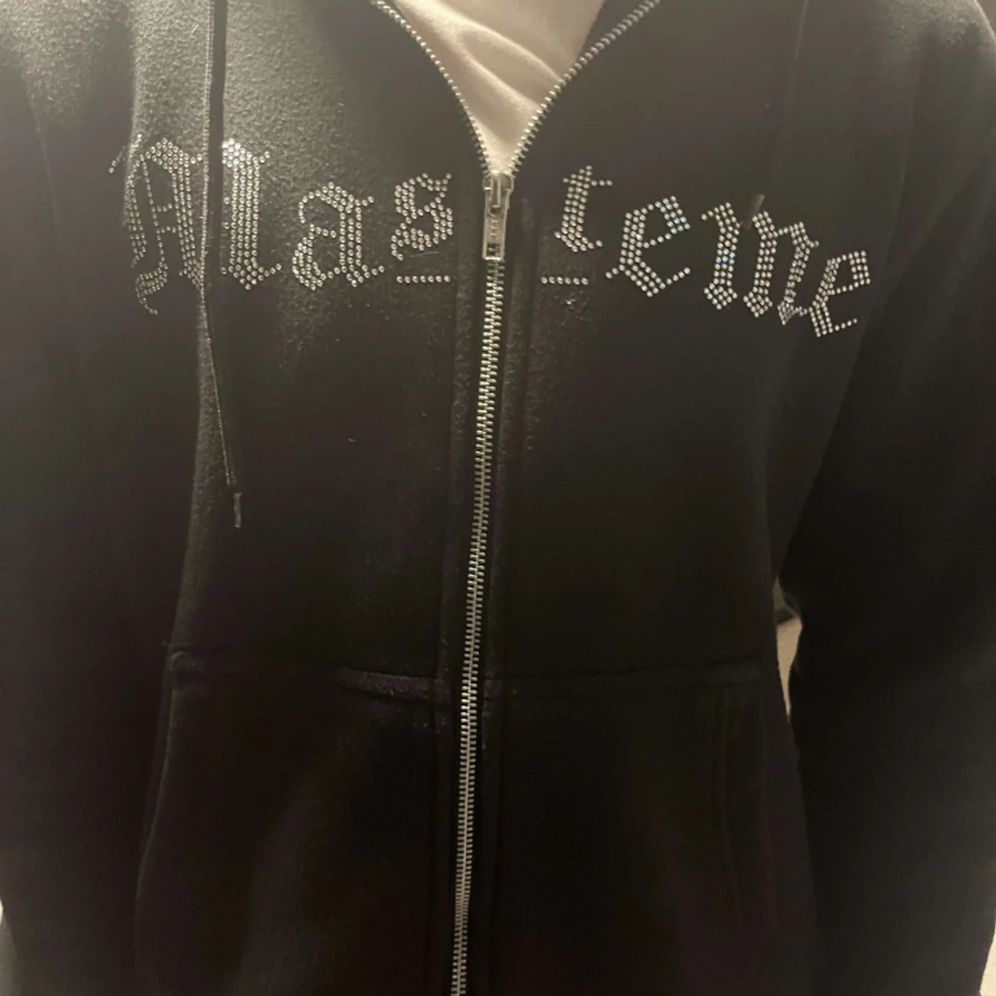 Joker zip hoodie rhinestone - 90