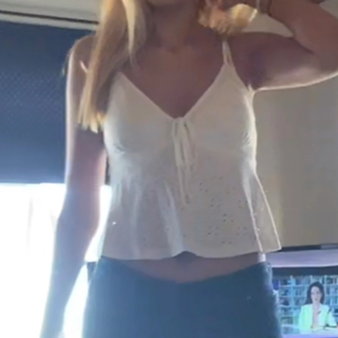 Söt vitt topp  - 91