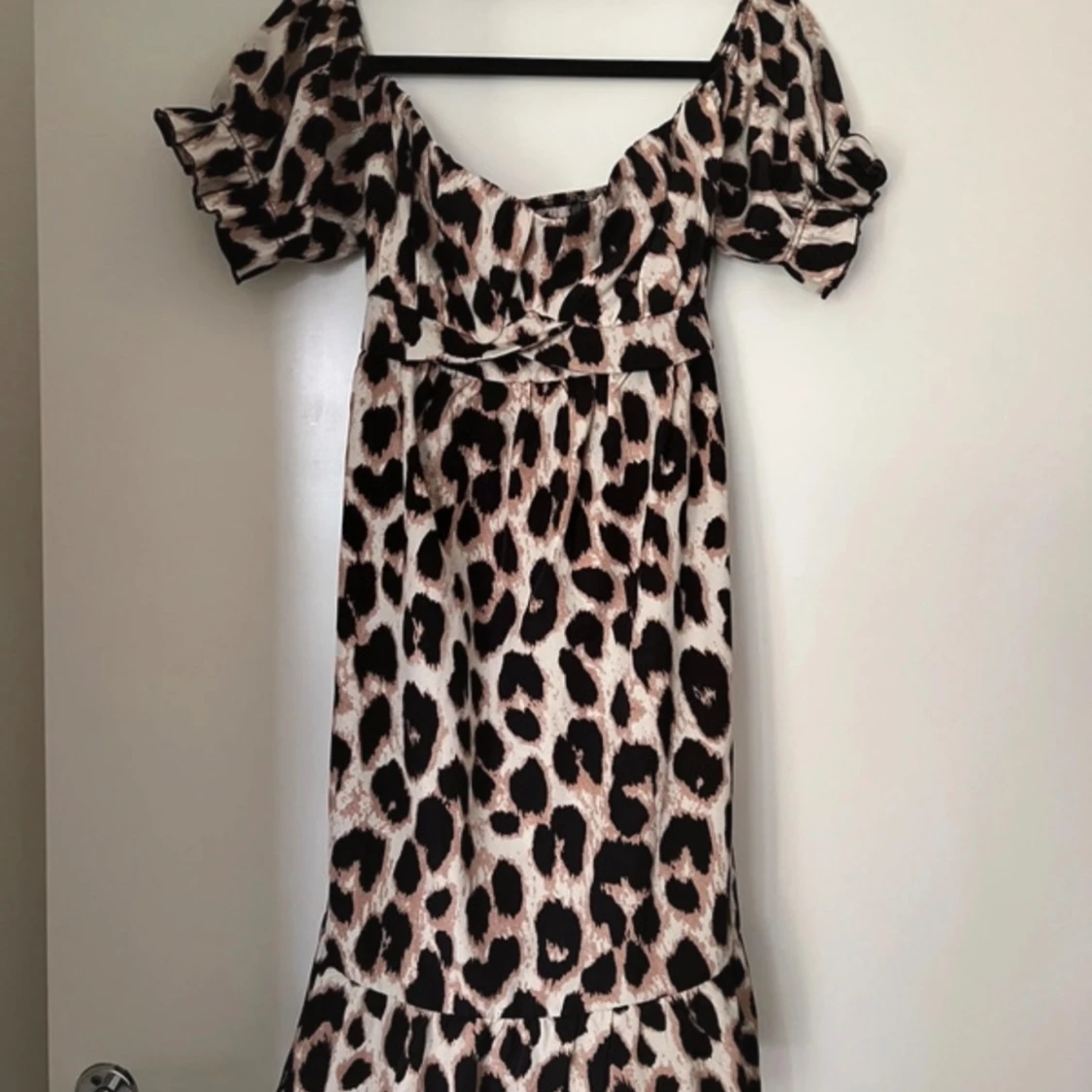 Leopard klänning  - 90