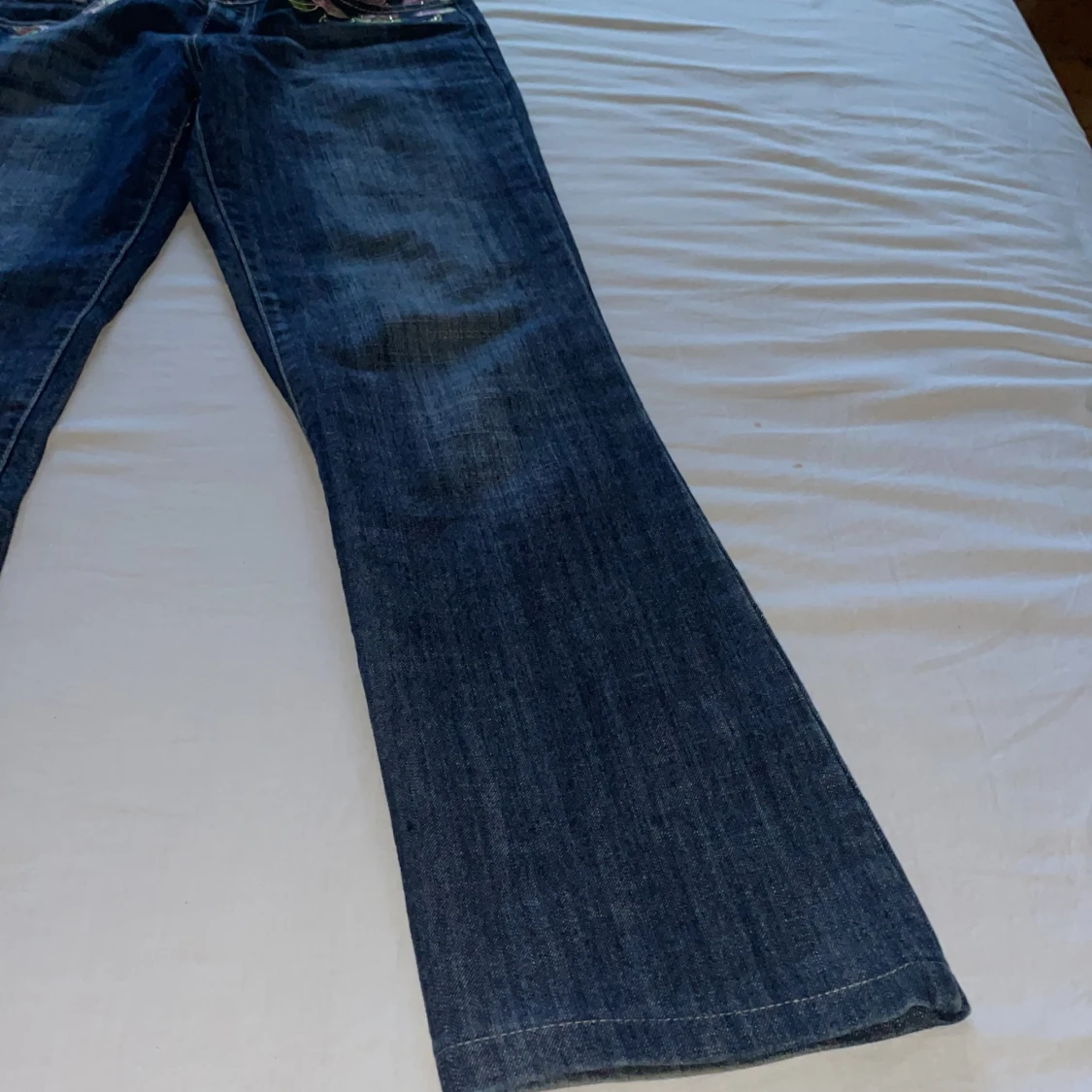 Vintage lågmidjade bootcut jeans - 91