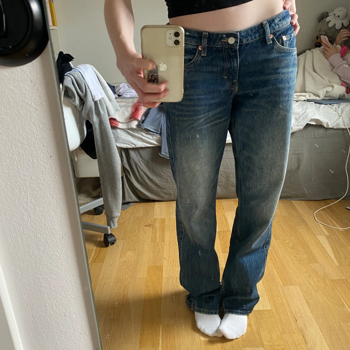 Weekday Arrow low straight jeans - 90