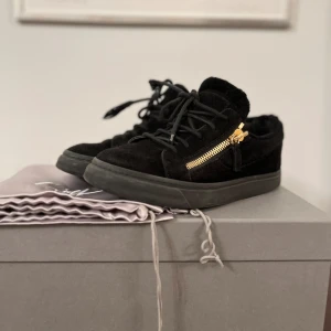 Guiseppe zanotti skor - Tja! säljer dessa feta guiseppe zanotti skor för bra pris|skick:6/10. Lite slitna på på skosnöret. Skorna är dock fina förutom det. Obs! Vinter skor. Inte till sommaren⛔️