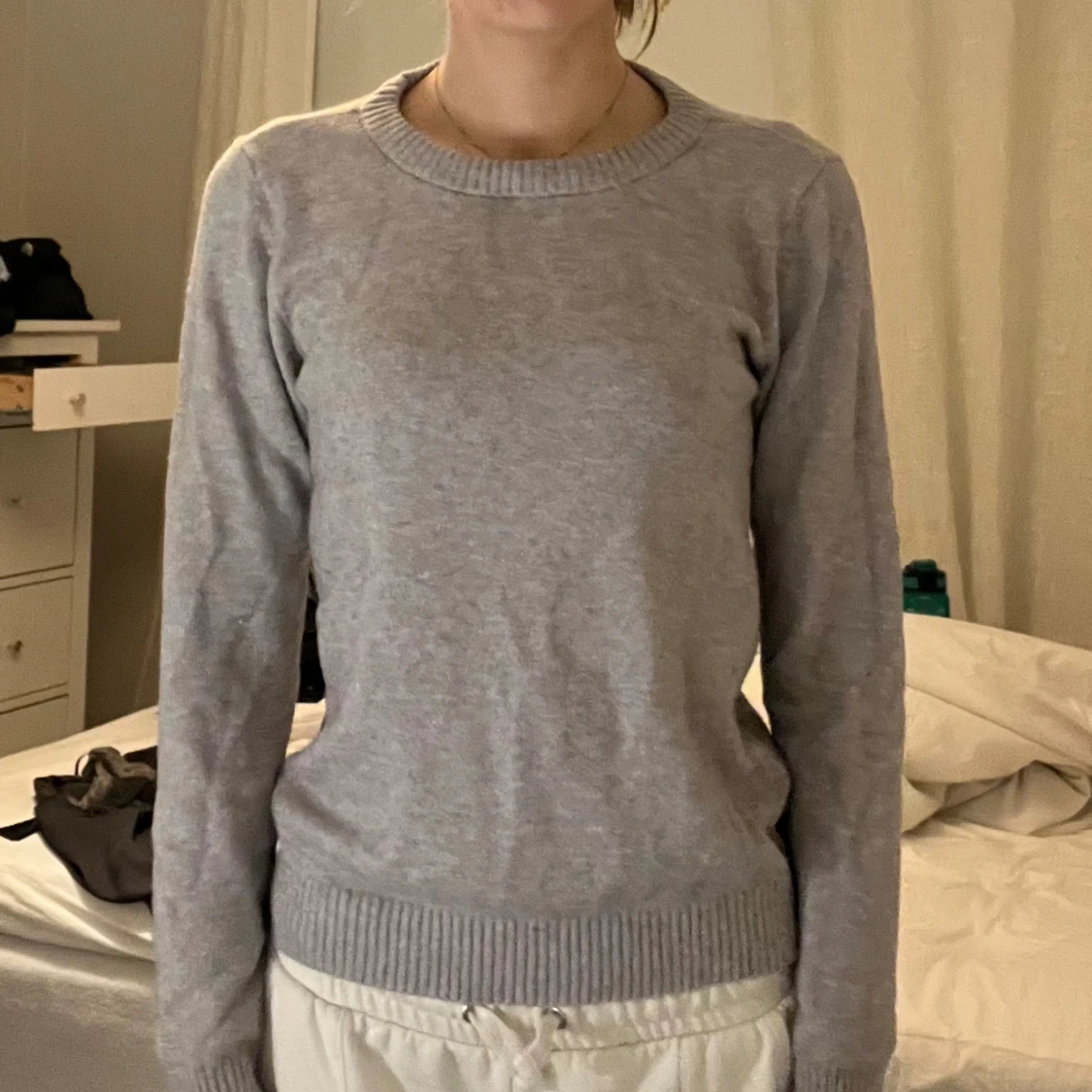 Stickad tröja från vila