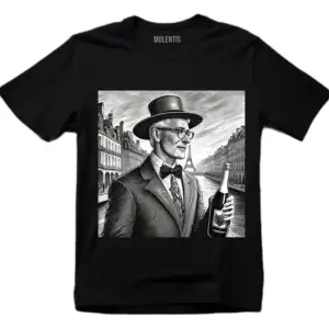 Molentís CH-2024 t-shirt Print: ”The Paris man” 199 kr