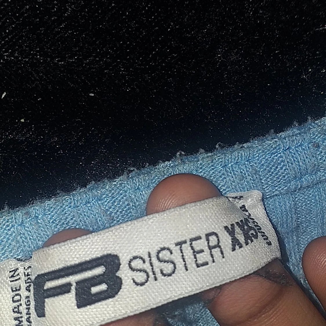 Ljus blå krop top - 90