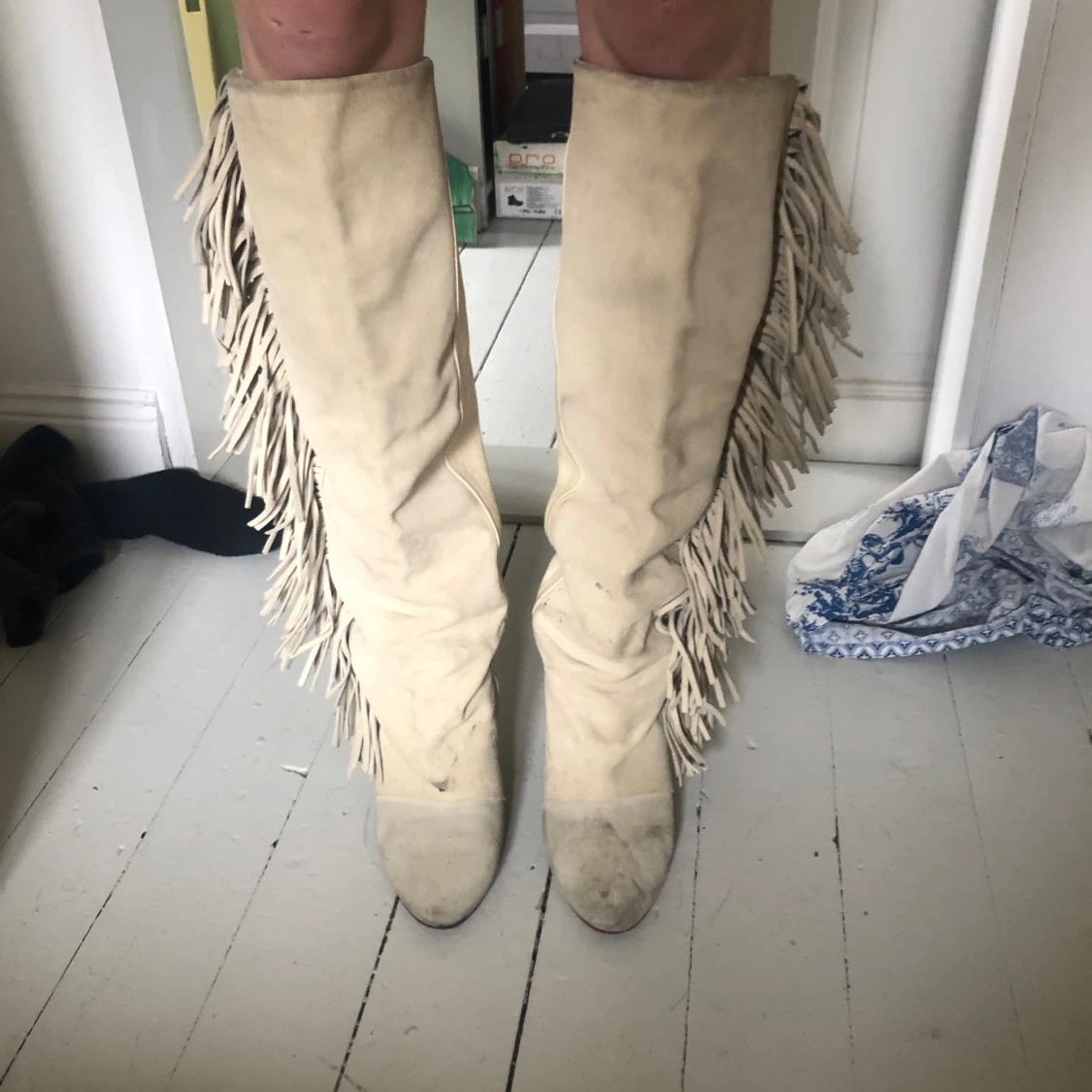 Mocka och läderboots