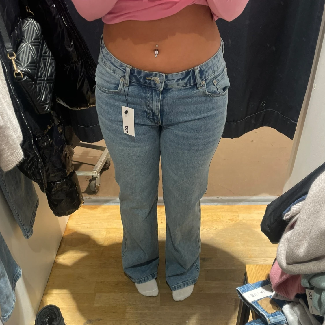 Lågmidjade jeans