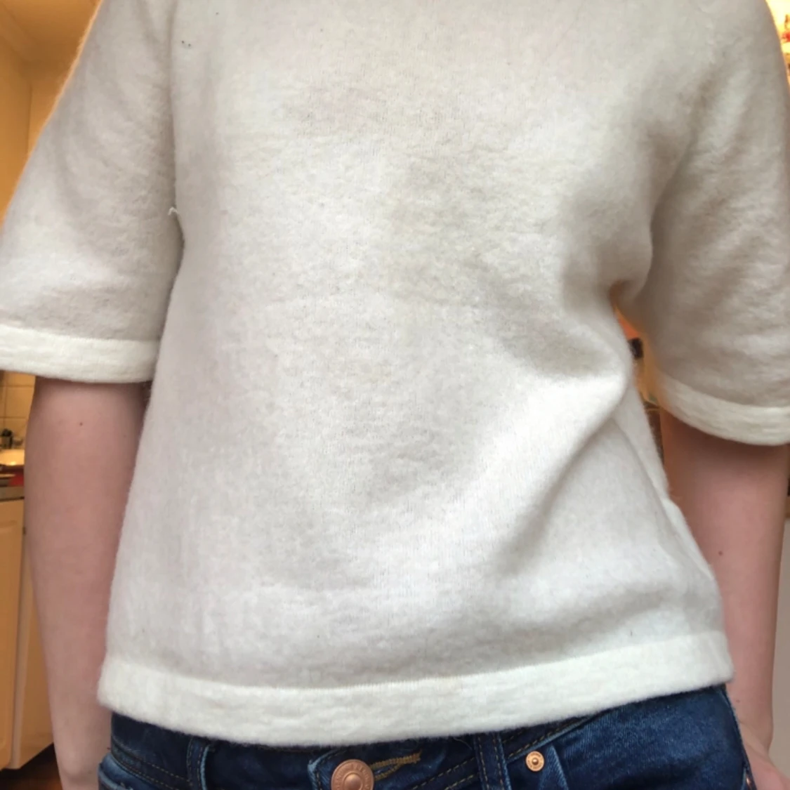 Trekvartärmad tröja