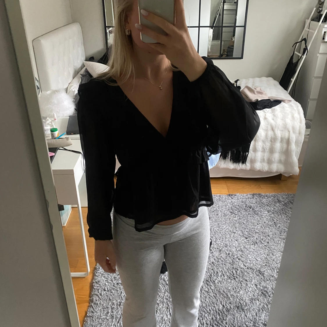 Svart blus