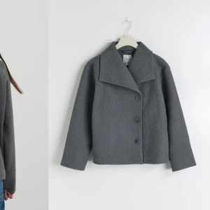 Grå Kappa Gina Tricot - Söker intresse om denna kappa som jag köpte i julas på gina tricot, eftersom den inte kommer till användning❤️ skriv gärna privat om ni vill ha fler bilder!