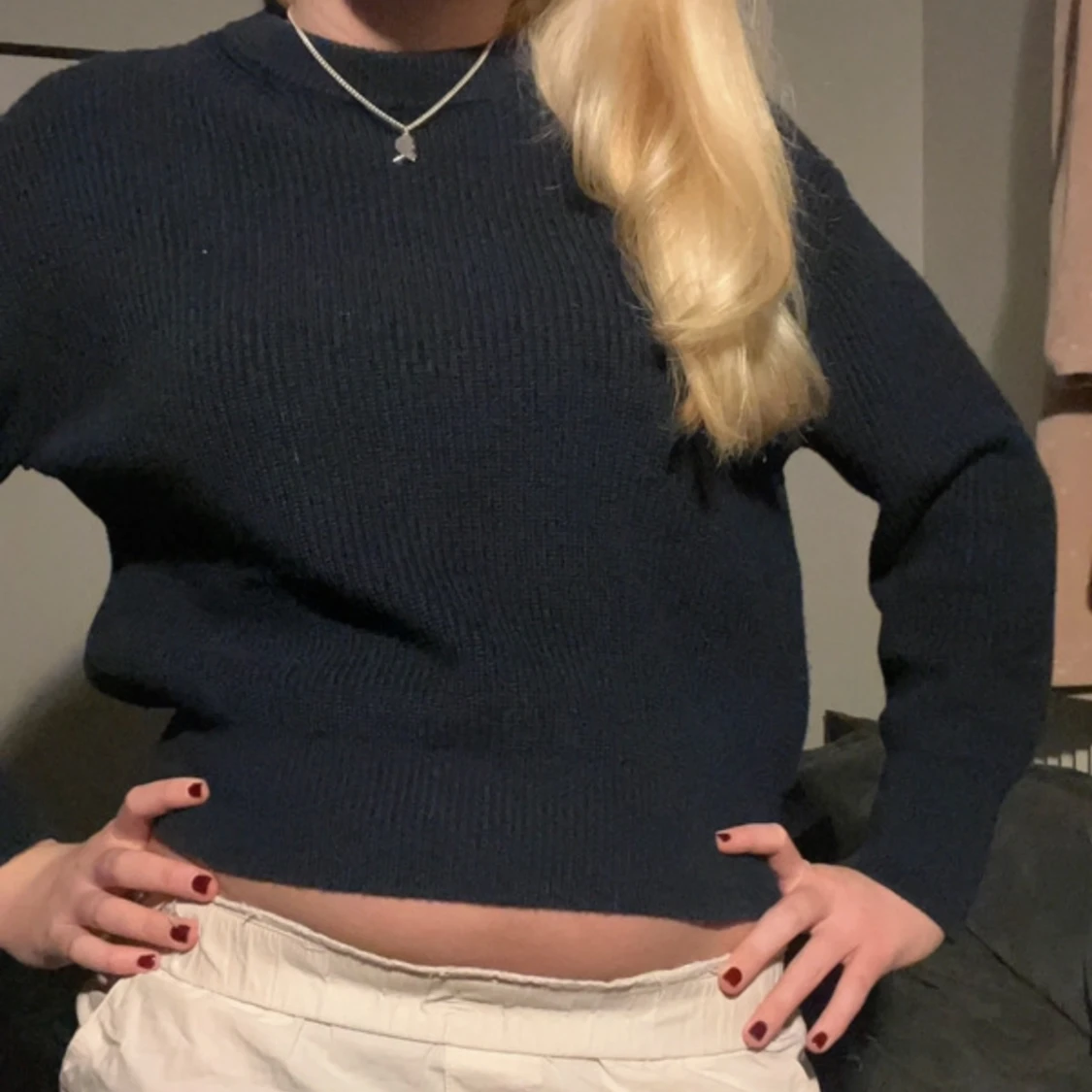 Stickad tröja  - 90