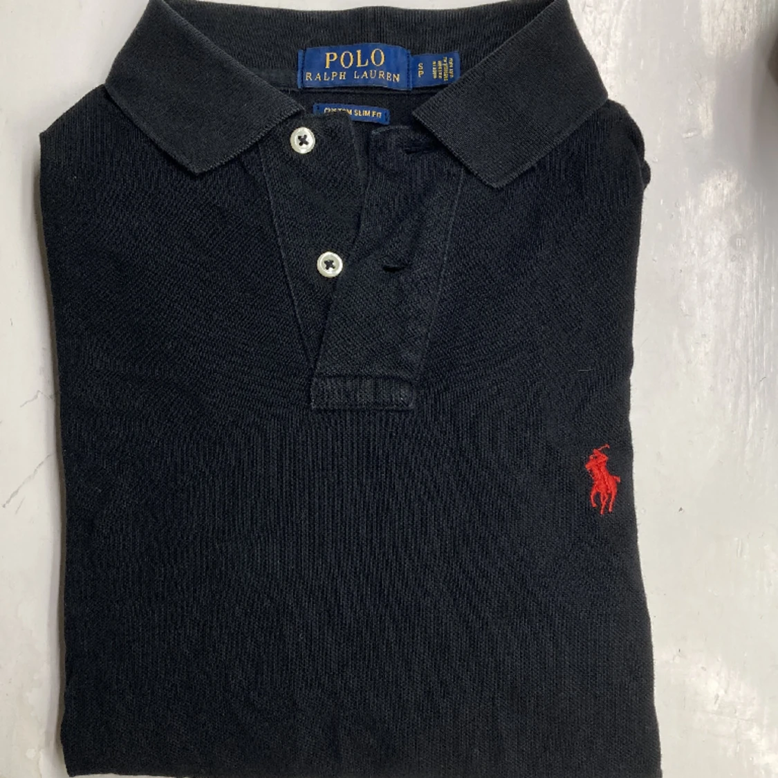 Ralph Lauren piké, Svart - 90