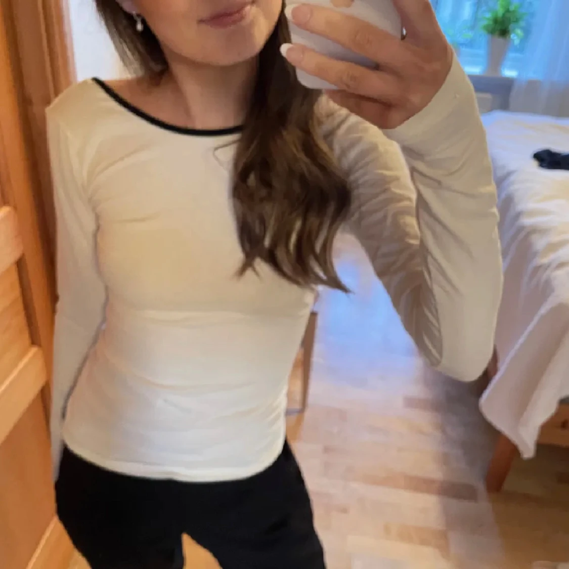 Tröja med öppen rygg