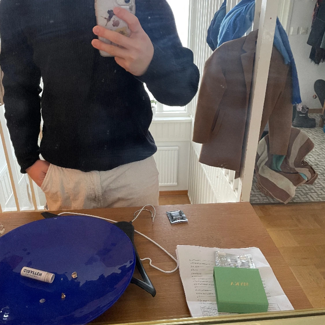 Svart Polo sweatshirt från H&M 