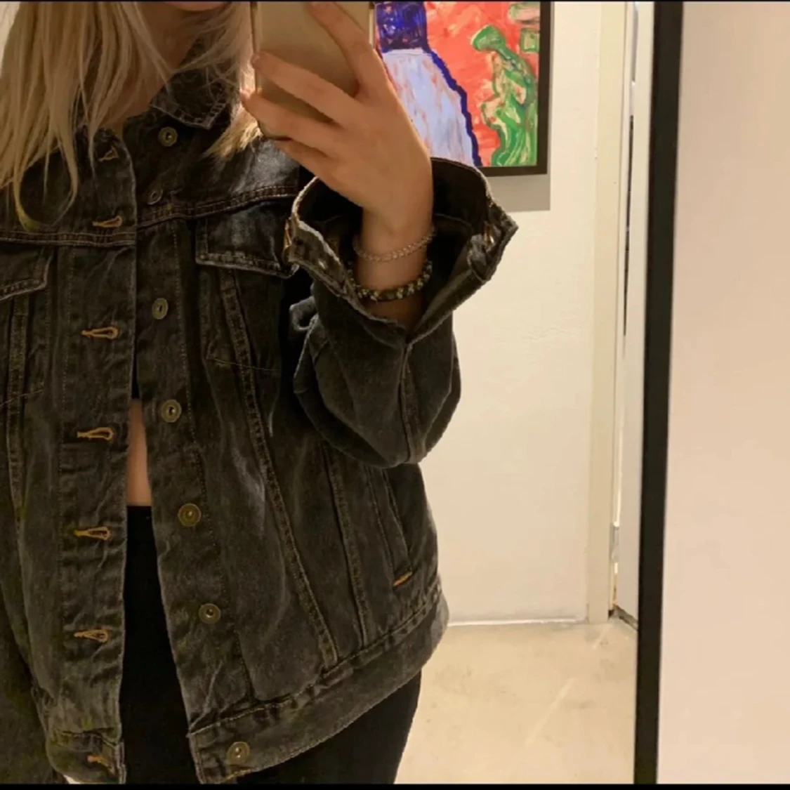 Jeansjacka Asos oversize 