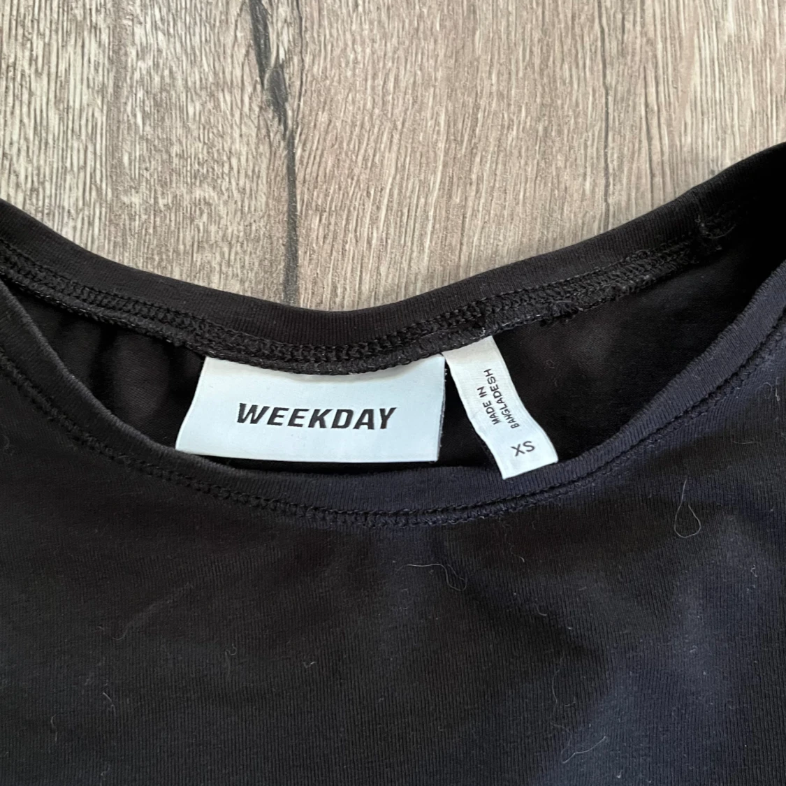 Svart långärmad topp  - 90