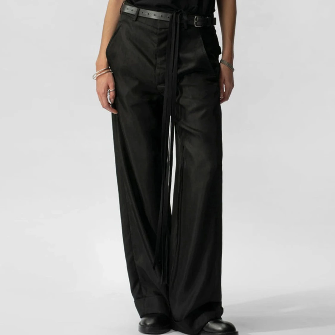 Ann De Mulemeester Relaxed Wool Byxor - 90