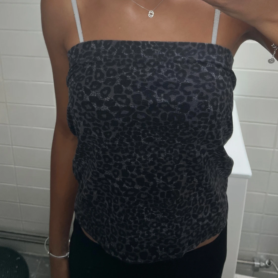 Leopard bandeautopp - 92