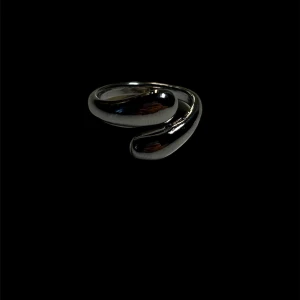 Drop ring silver - En ring Nickelsäkra och rostfria Justerbar 