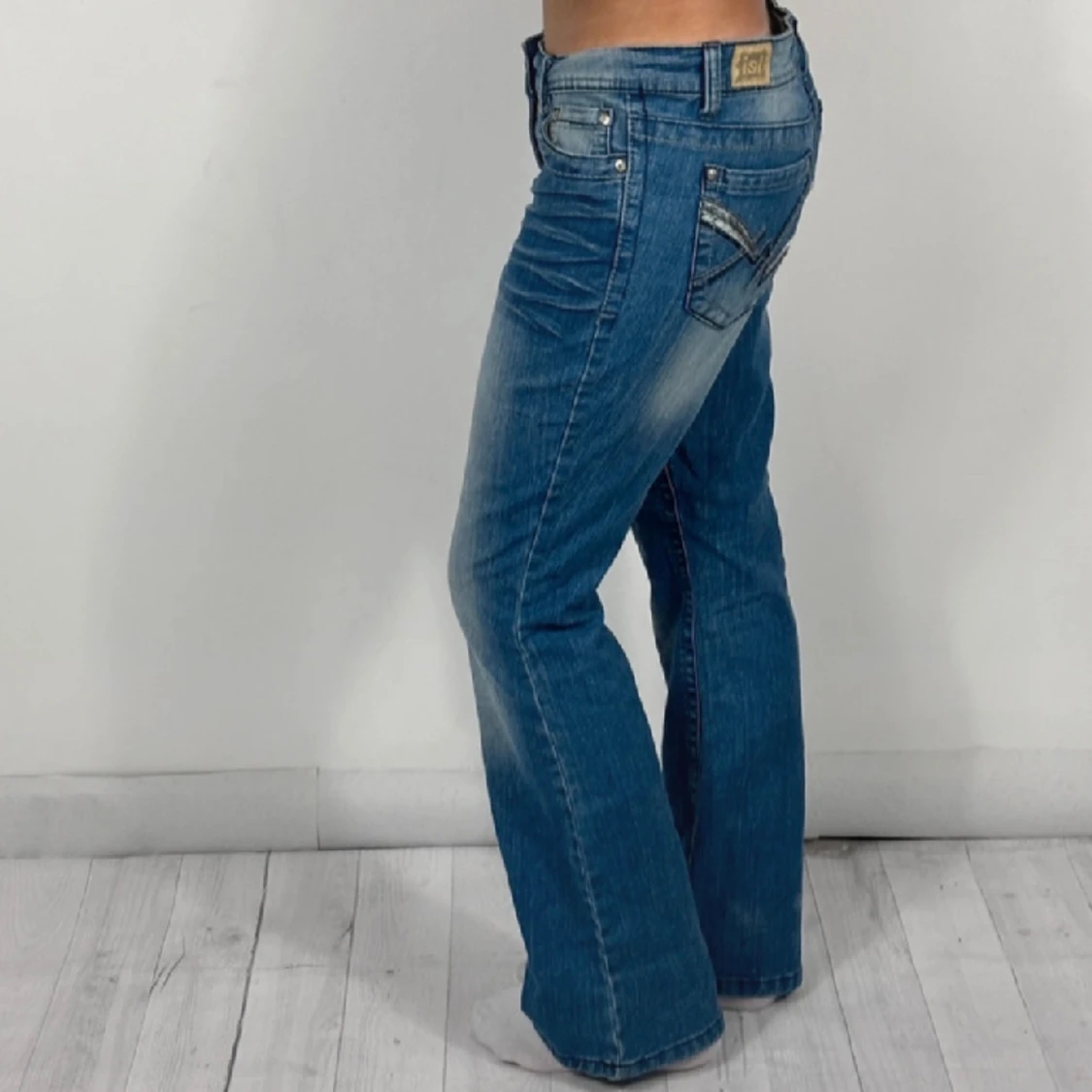 Lågmidjade bootcut jeans  - 91