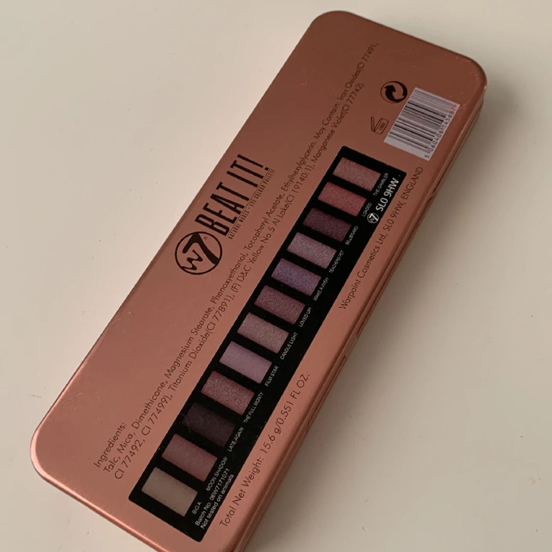 W7 paljett ögonskugga Beat it  - 91