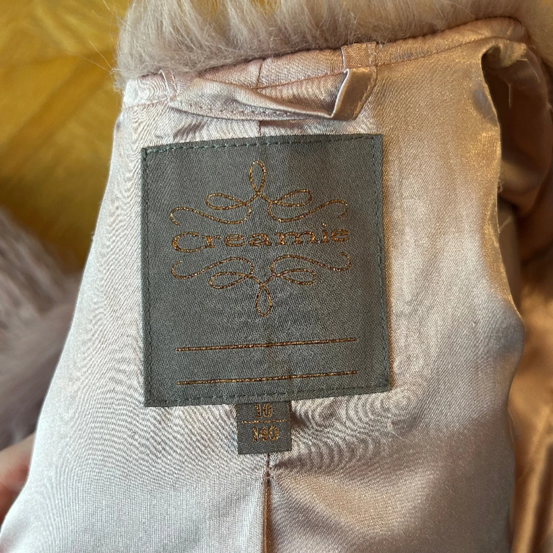 Creamie Jacka - Faux Fur - Rosa - 90