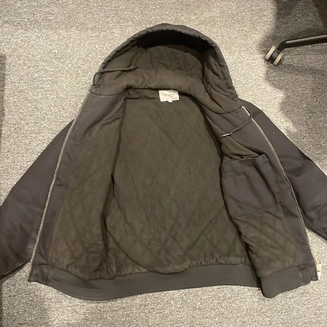 Carhartt jacka fodrad svart  - 90
