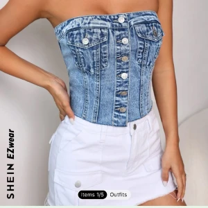 denim topp - oanvänd 