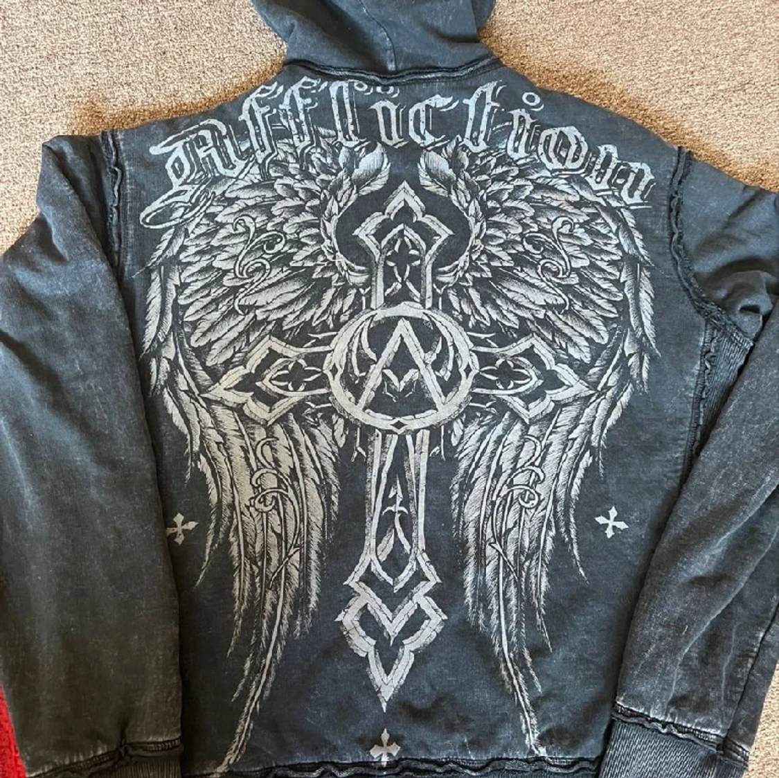 Affliction zip up 🩵