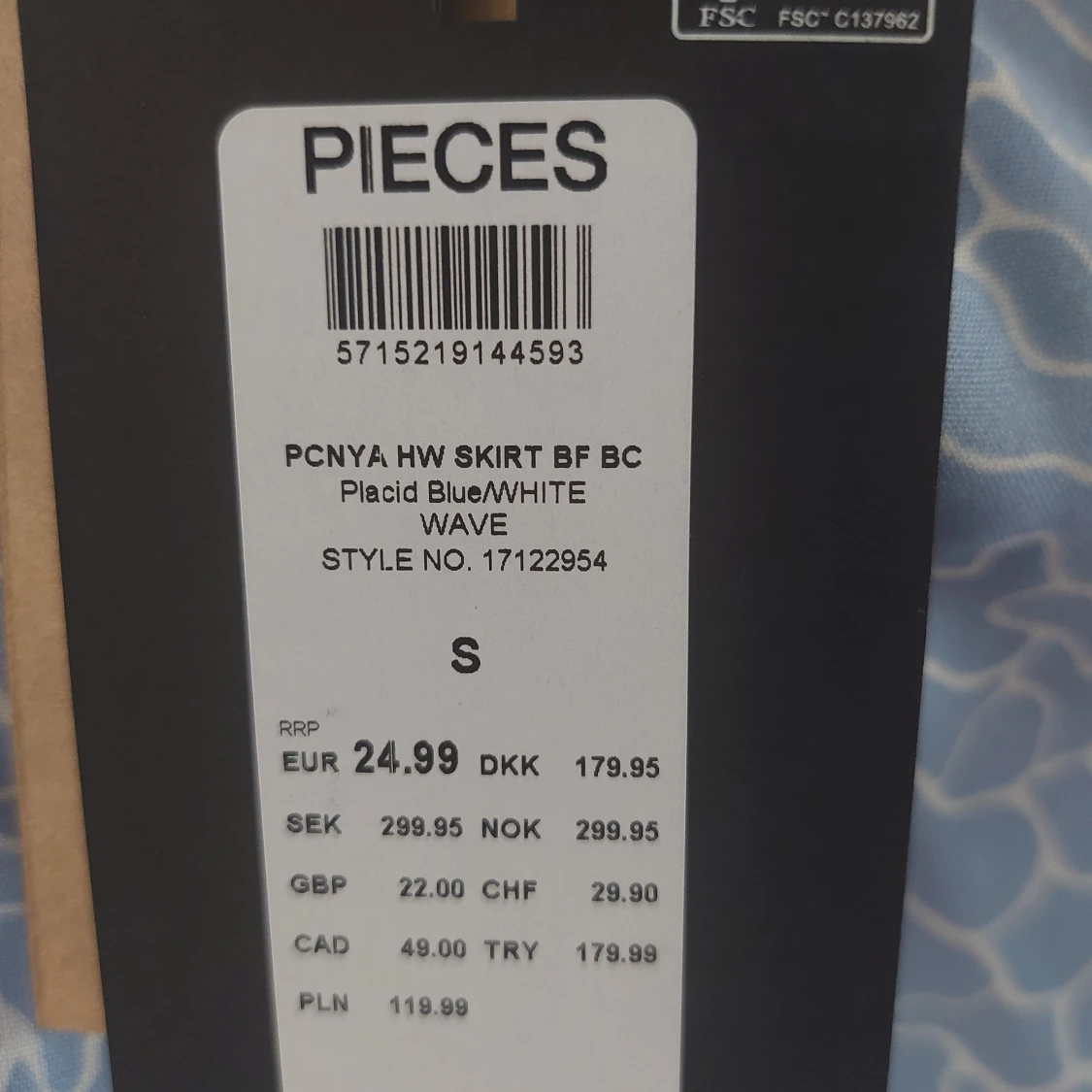 Sommarkjol, Pieces, str S - 90