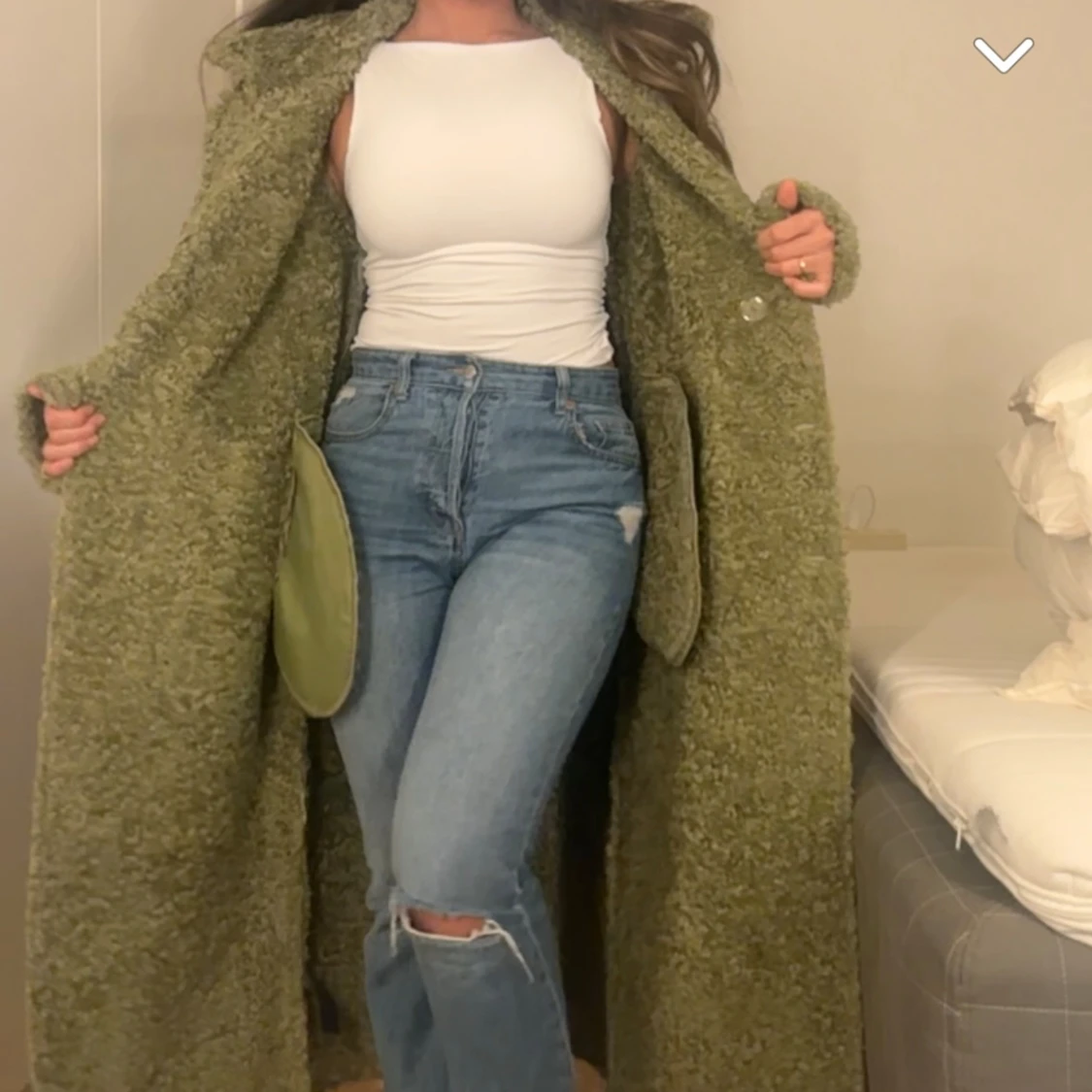 Skogsgrön kappa - 91