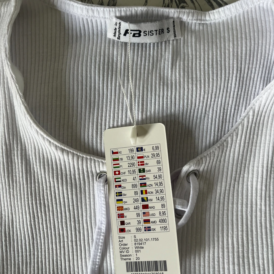 Vit tröja - 90