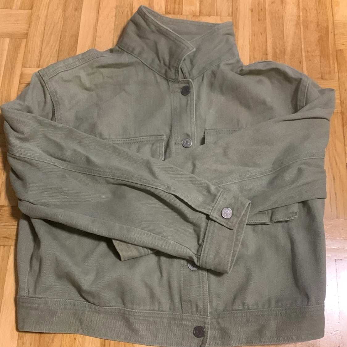 Grön denim jacka! - 90