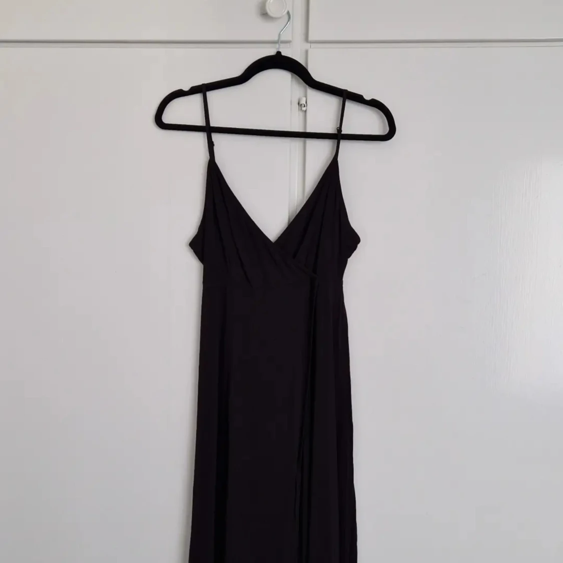 Svart långklänning