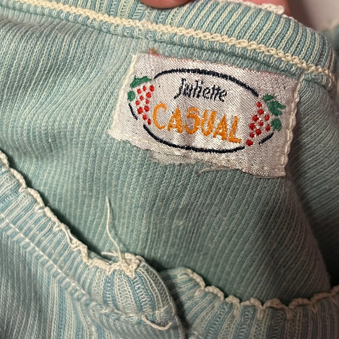 Vintage turkos linne - 91