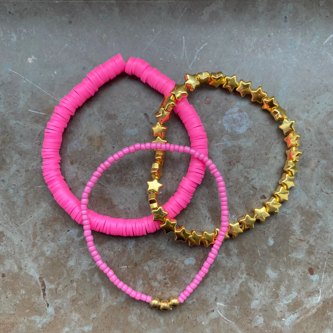 Stjärnfallsset i rosa - 90