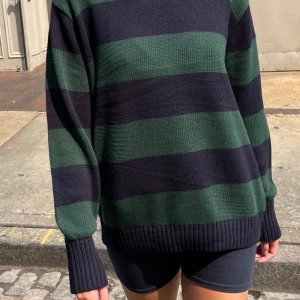 BRIANNA COTTON THICK STRIPE SWEATER - Oversized fit (one size)