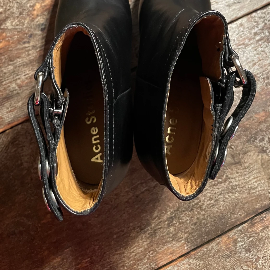 Acne boots svart skinn - 93