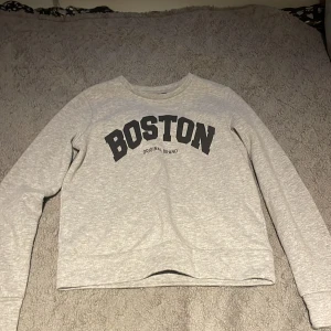 Grå tröja - Säljer denna tröja då den inte kommer till användning länge🥰den är lite nopprig🩷