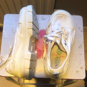 Retro skor - Skitcoola retro sneakers, mjuk o skön sula. Lite små skavanker men inget som påverkar. Storlek 37 men aningen små för mig så skulle säga 36-36,5