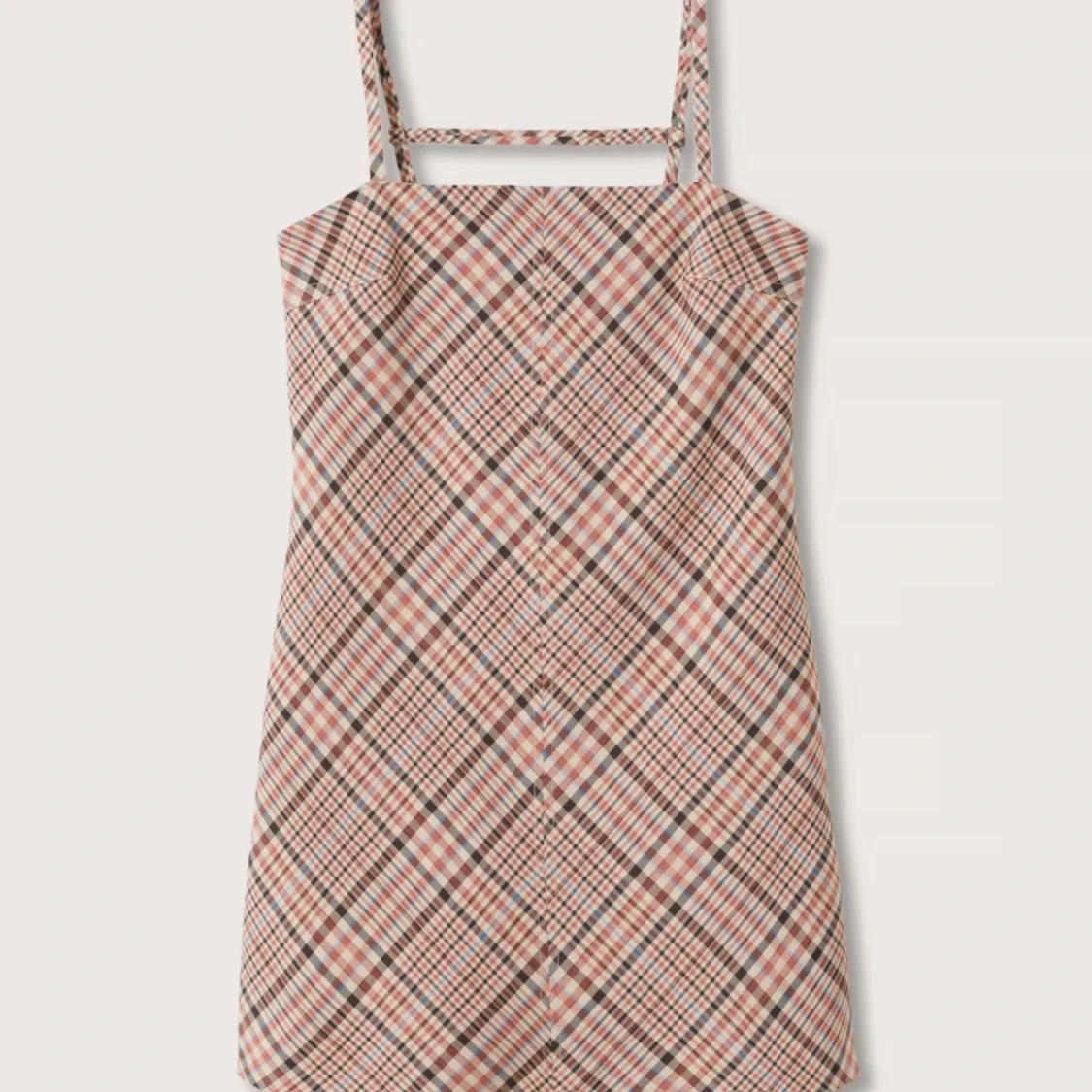 Miniklänning med smala axelband 