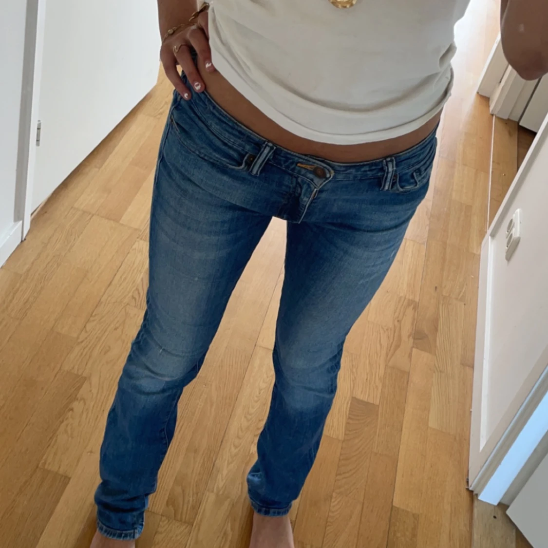 Lågmidjade jeans